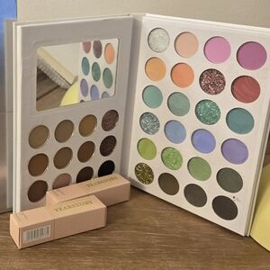 Yearstory Makeup Eyeshadow Palette and Lip Gloss NEW